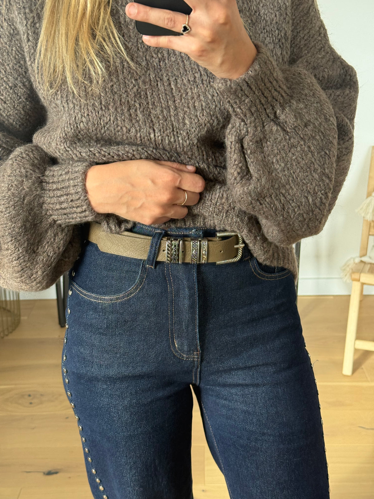 Ceinture Parker - Marron