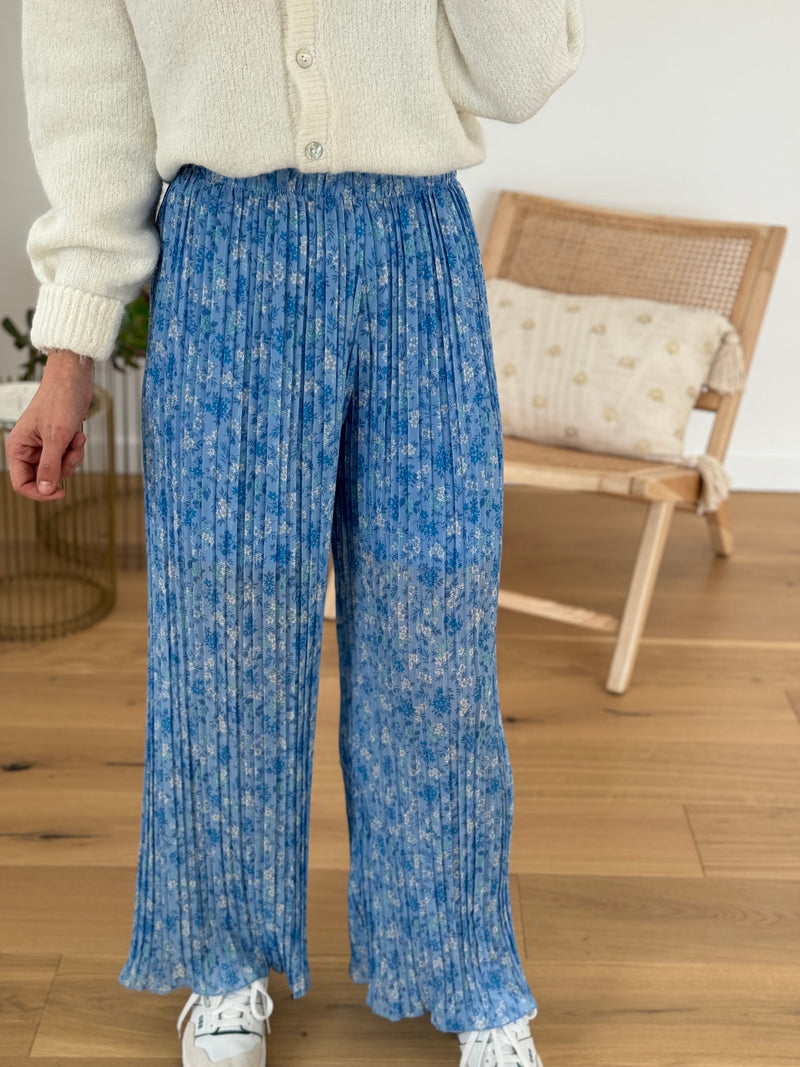 Pantalon Féline - Bleu - ROSABAYA