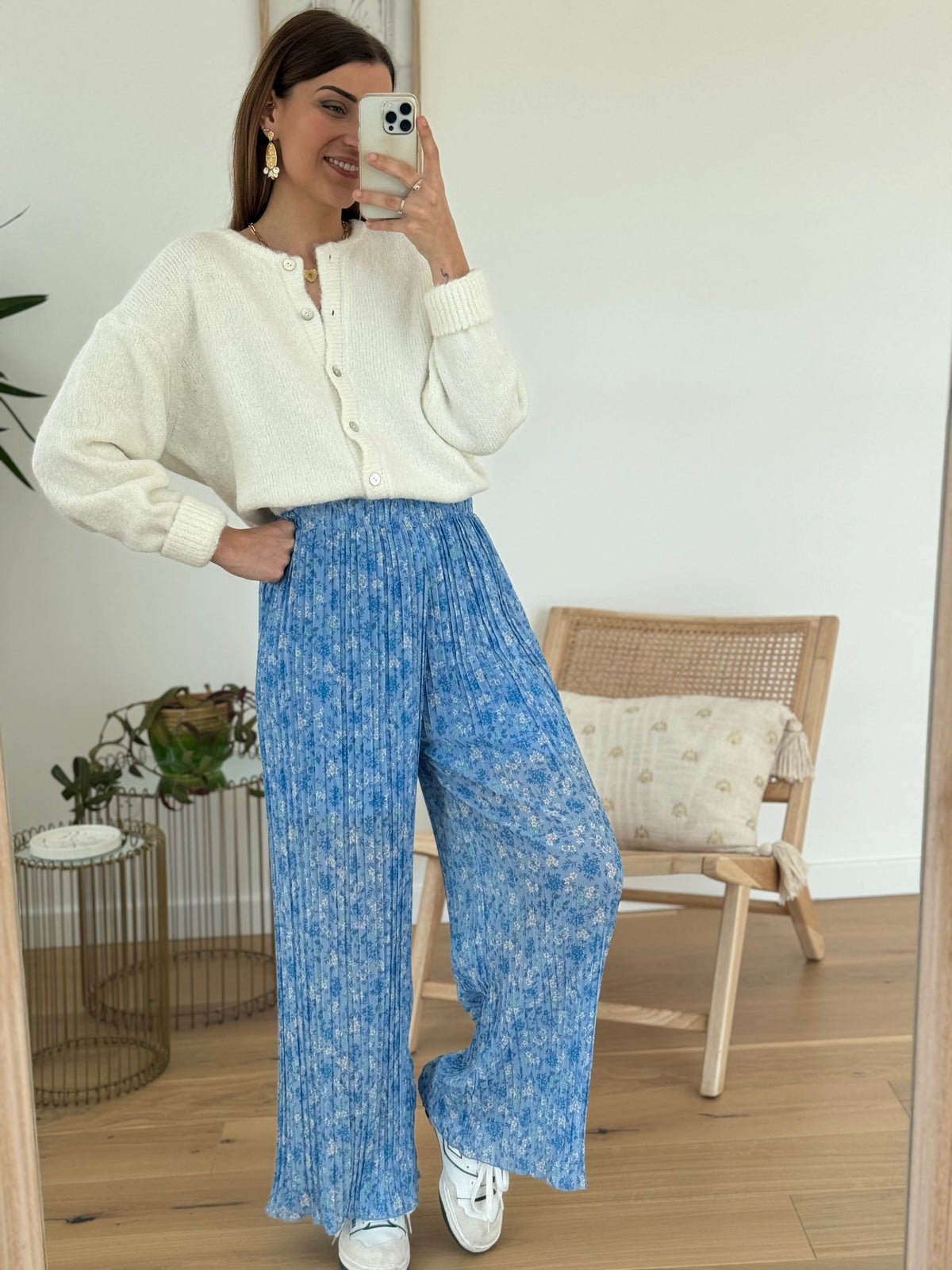 Pantalon Féline - Bleu - ROSABAYA