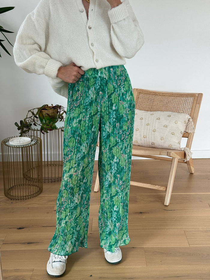 Pantalon Féline - Vert - ROSABAYA