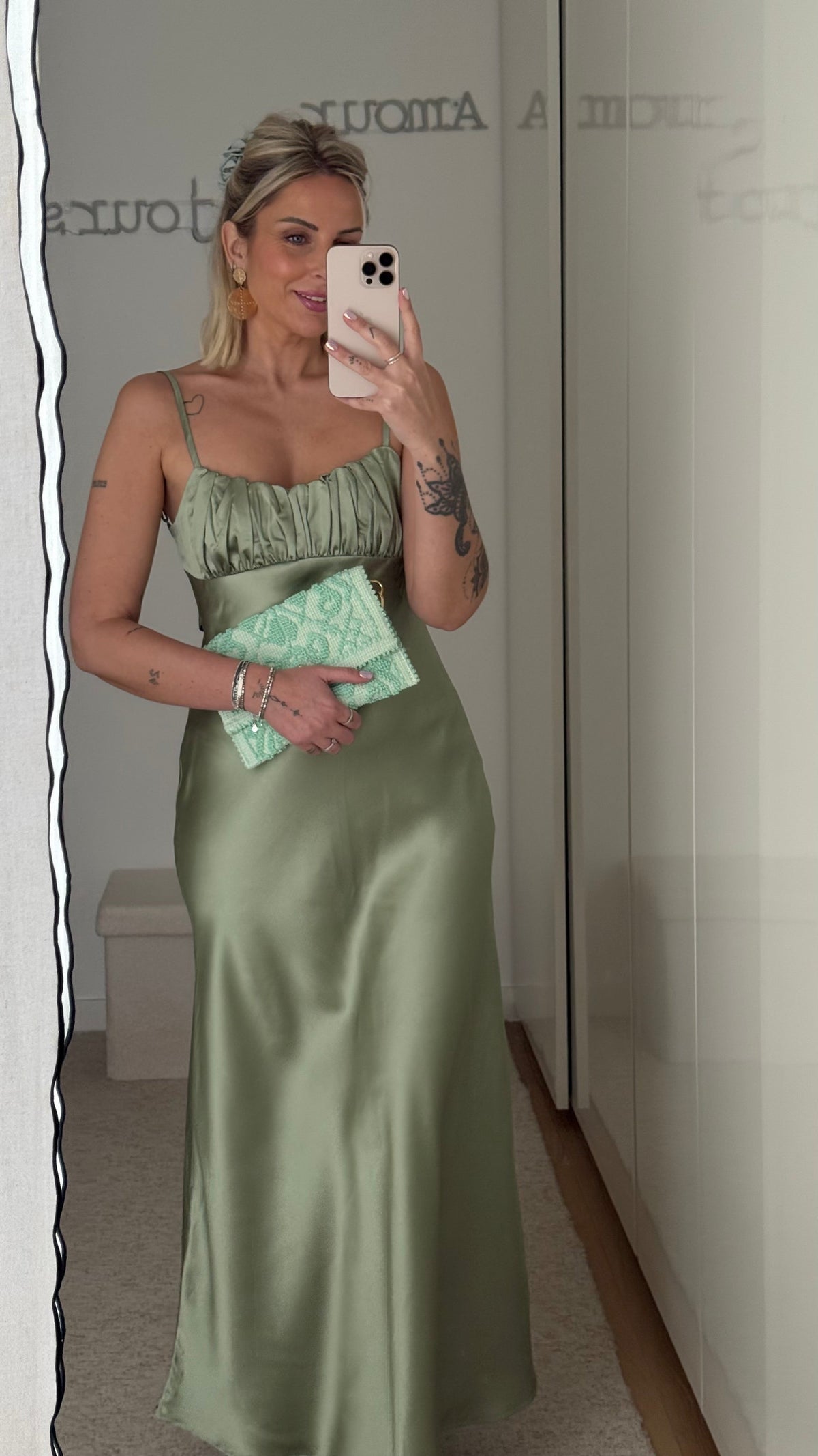 Pochette Emy - Vert - ROSABAYA