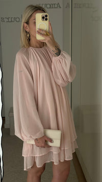 Robe Lana - Rose pâle - ROSABAYA