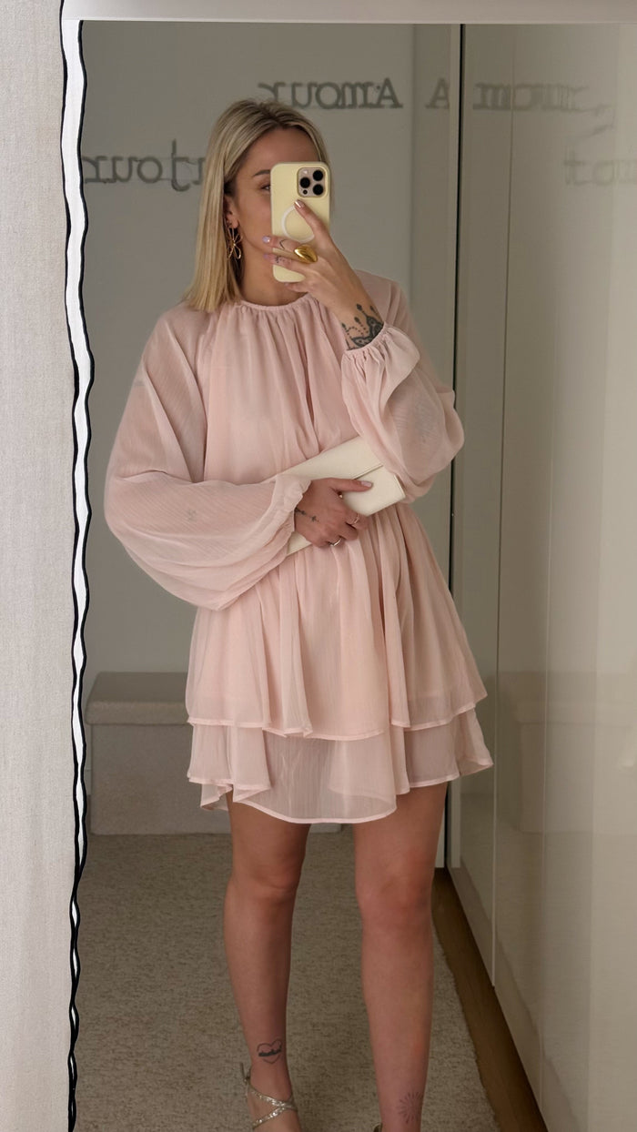 Robe Lana - Rose pâle - ROSABAYA