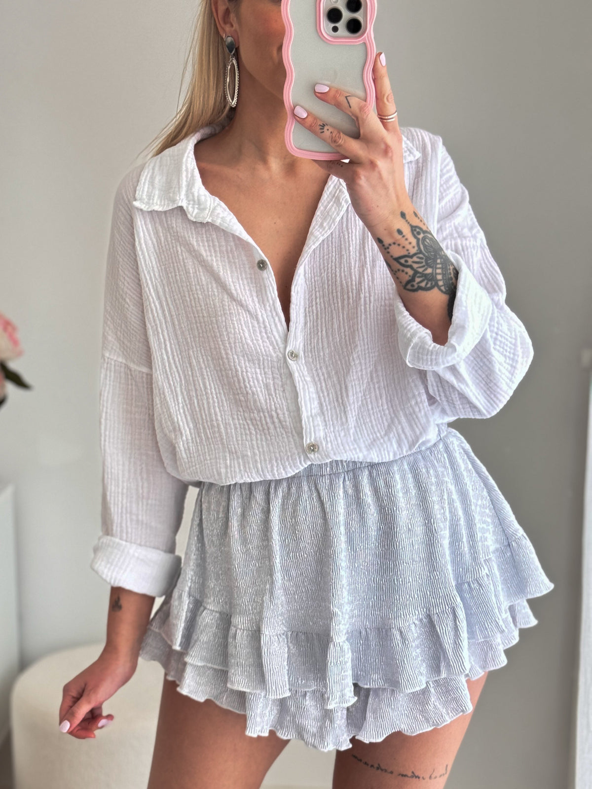 Short Esma - Argent - ROSABAYA
