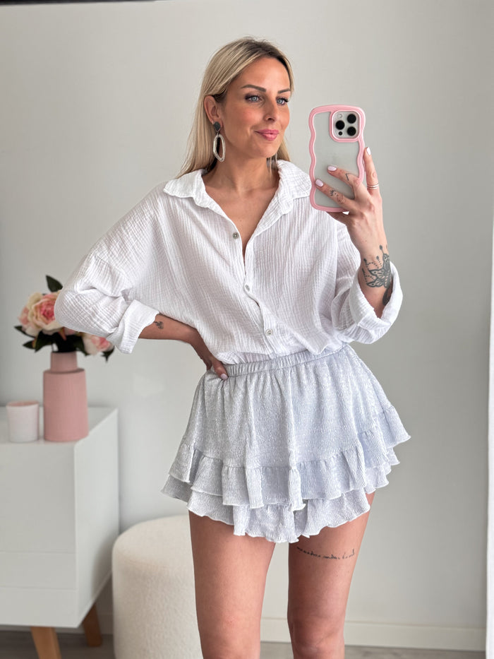Short Esma - Argent - ROSABAYA