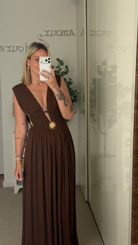 Robe Victoria marron