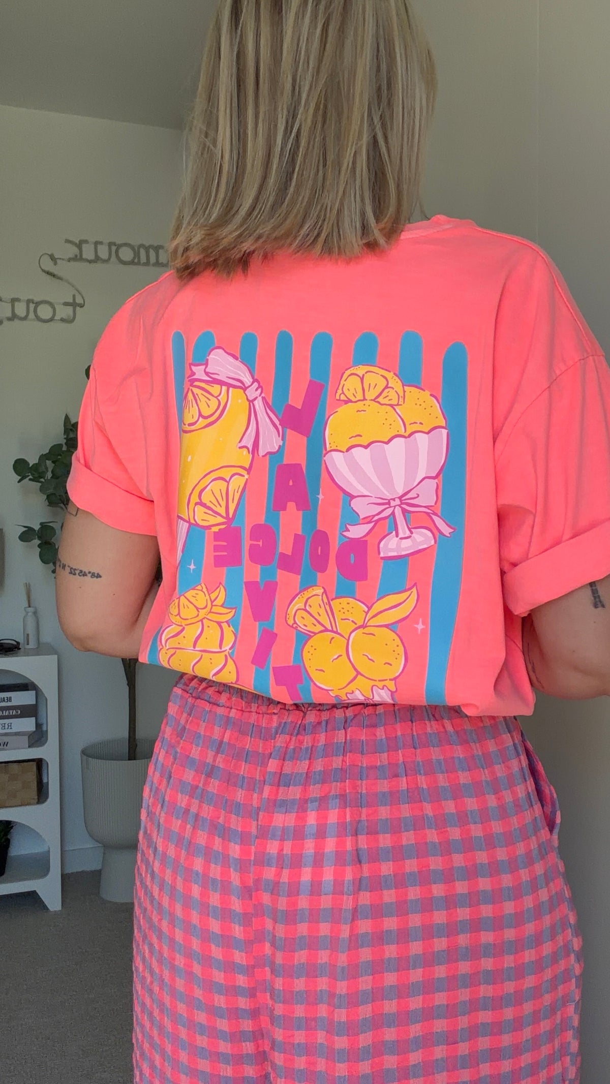 T-shirt Dolce vita - corail