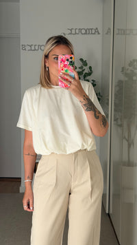 Top Lisa écru