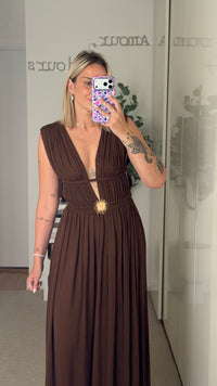 Robe Victoria marron