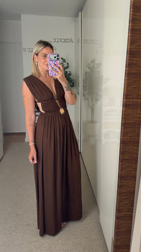 Robe Victoria marron
