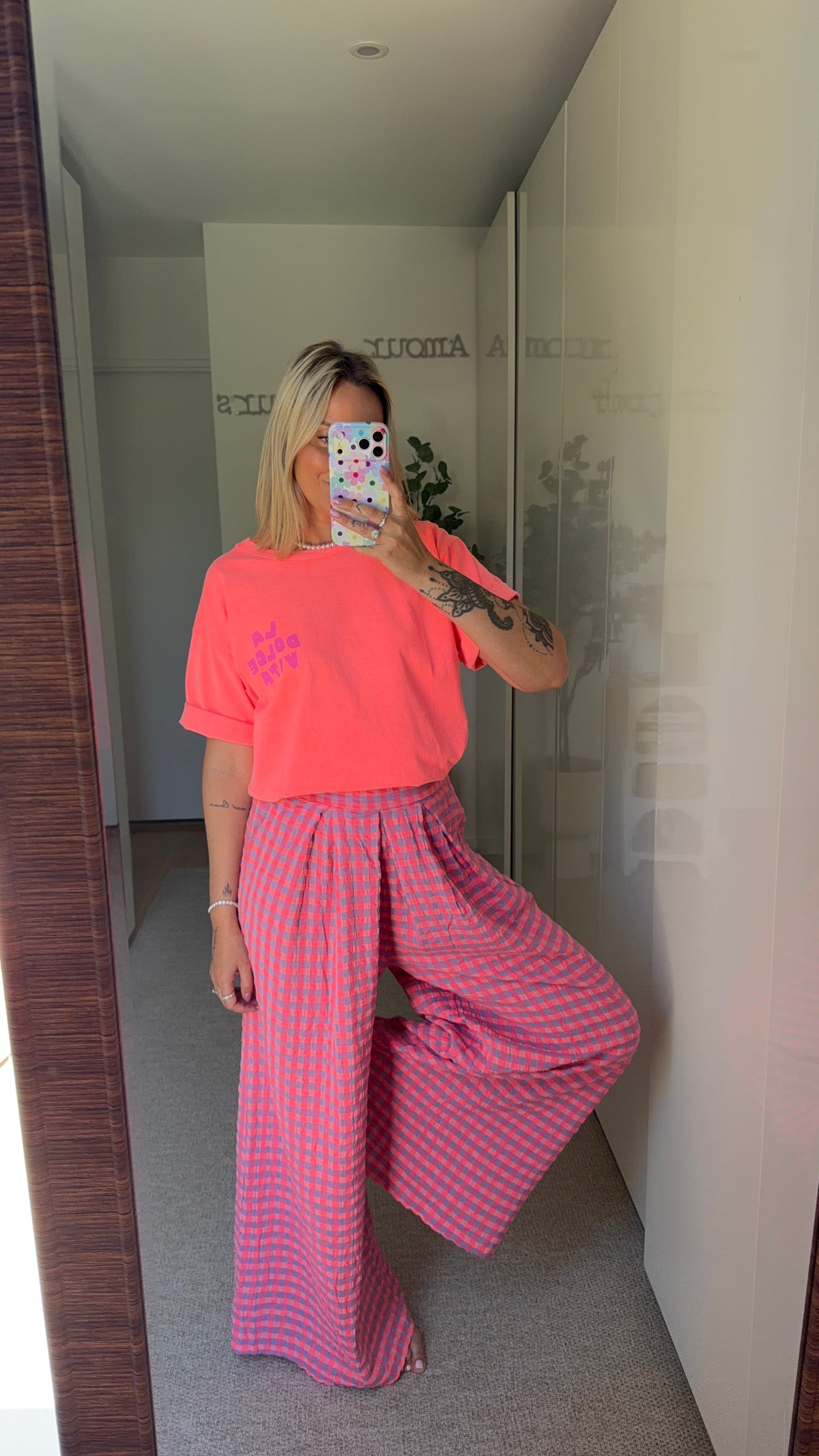 T-shirt Dolce vita - corail