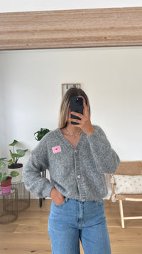 Gilet Sarah - Gris