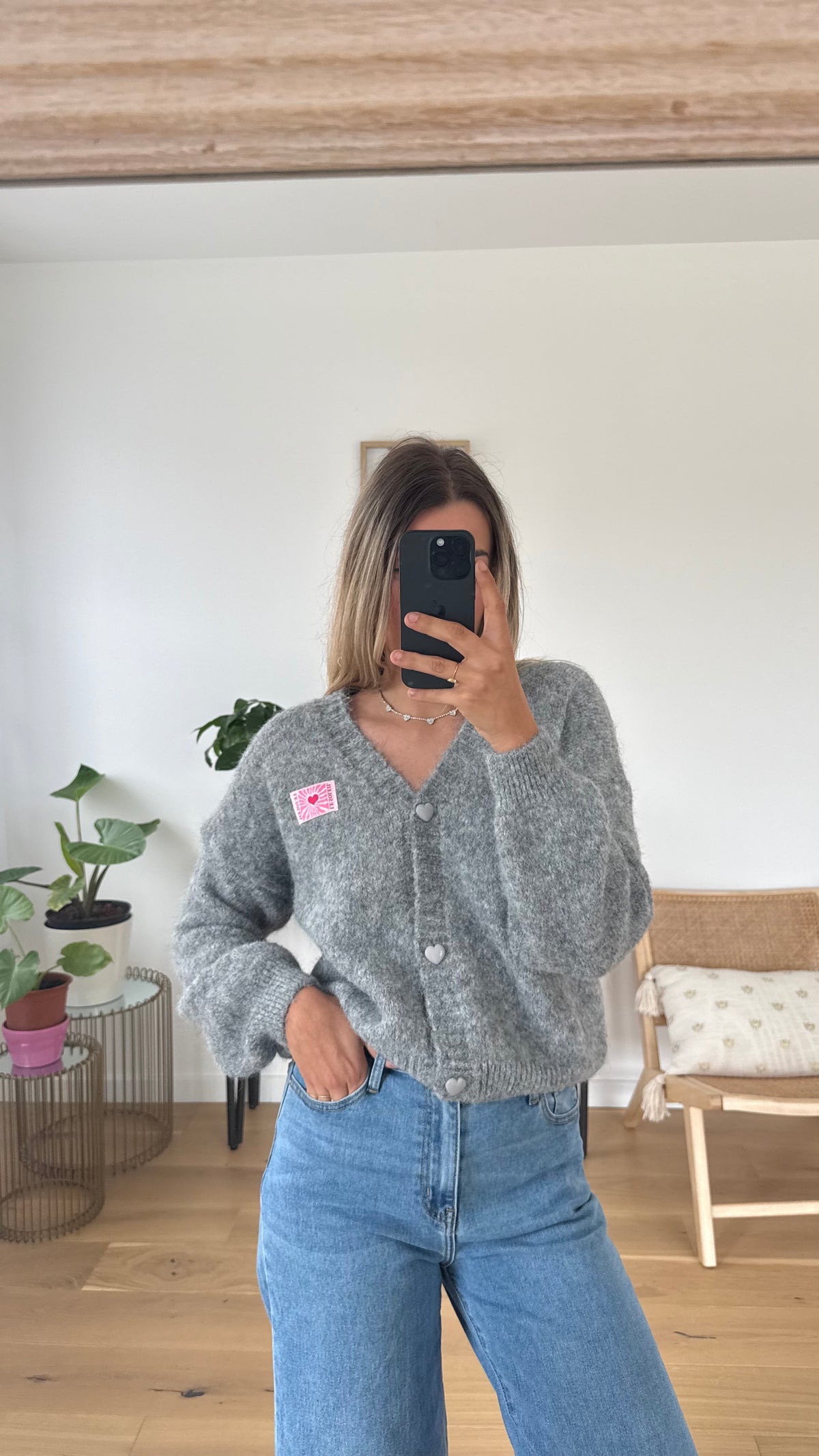 Gilet Sarah - Gris