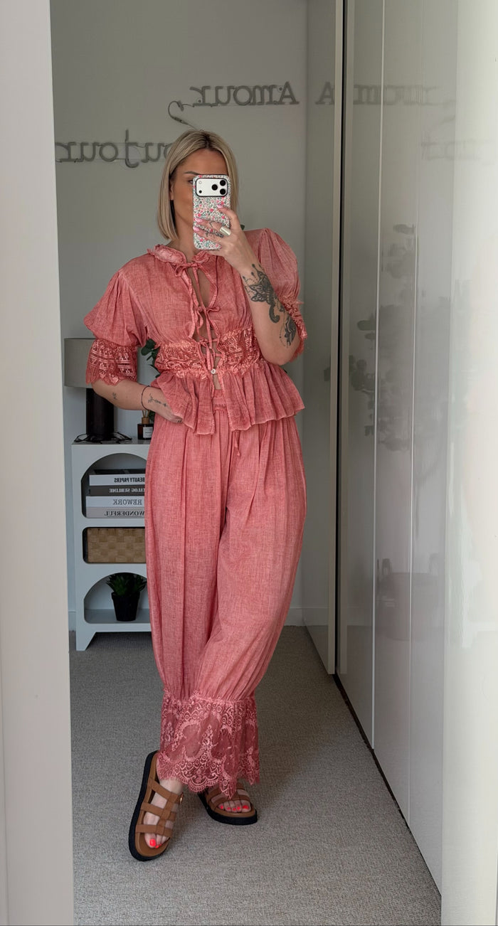 Blouse Bohème - Terracotta