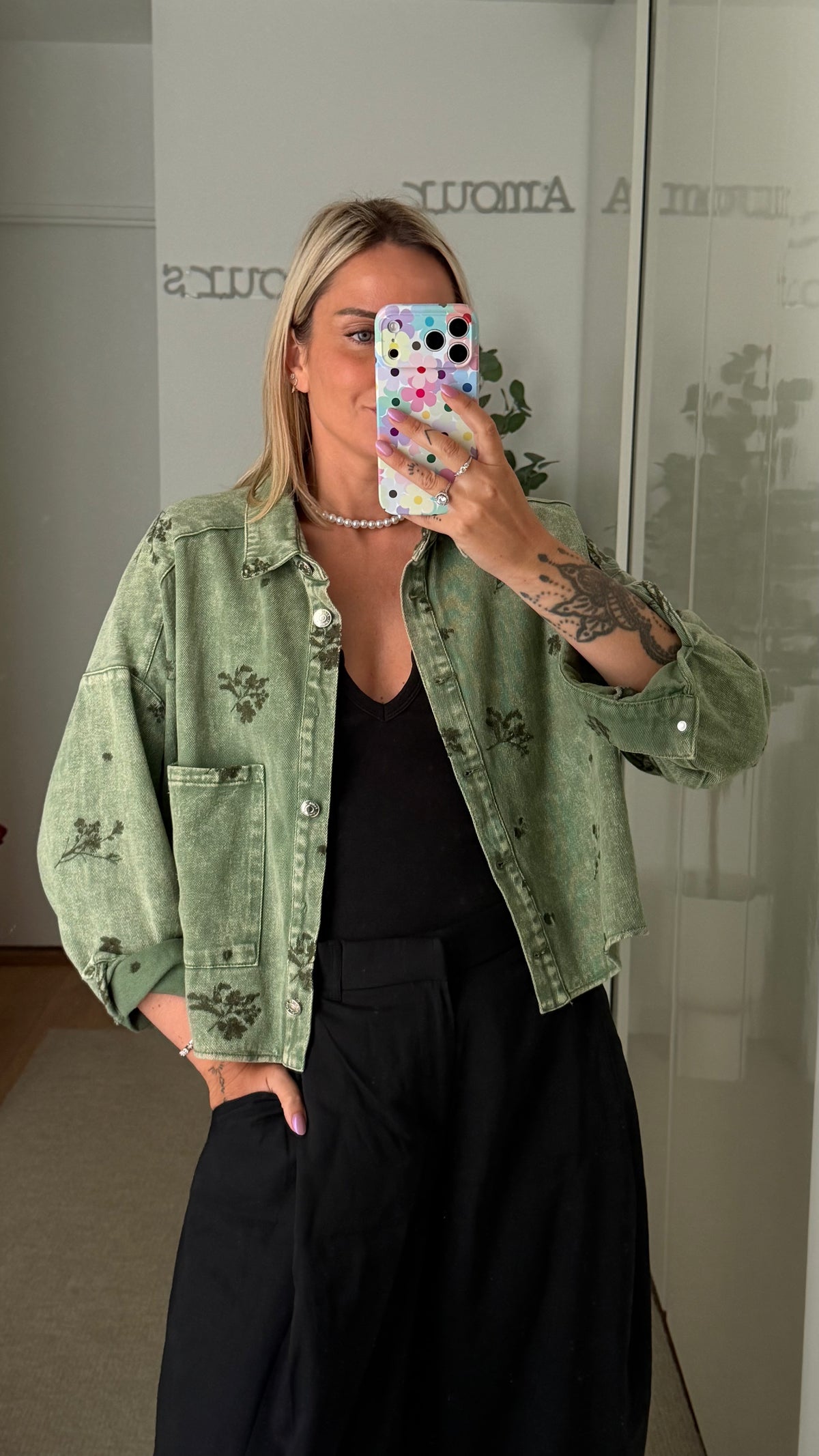 Veste Mila kaki - Pré commande