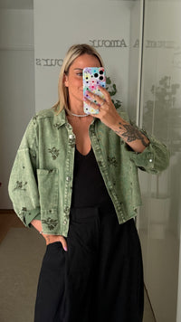 Veste Mila kaki - Pré commande