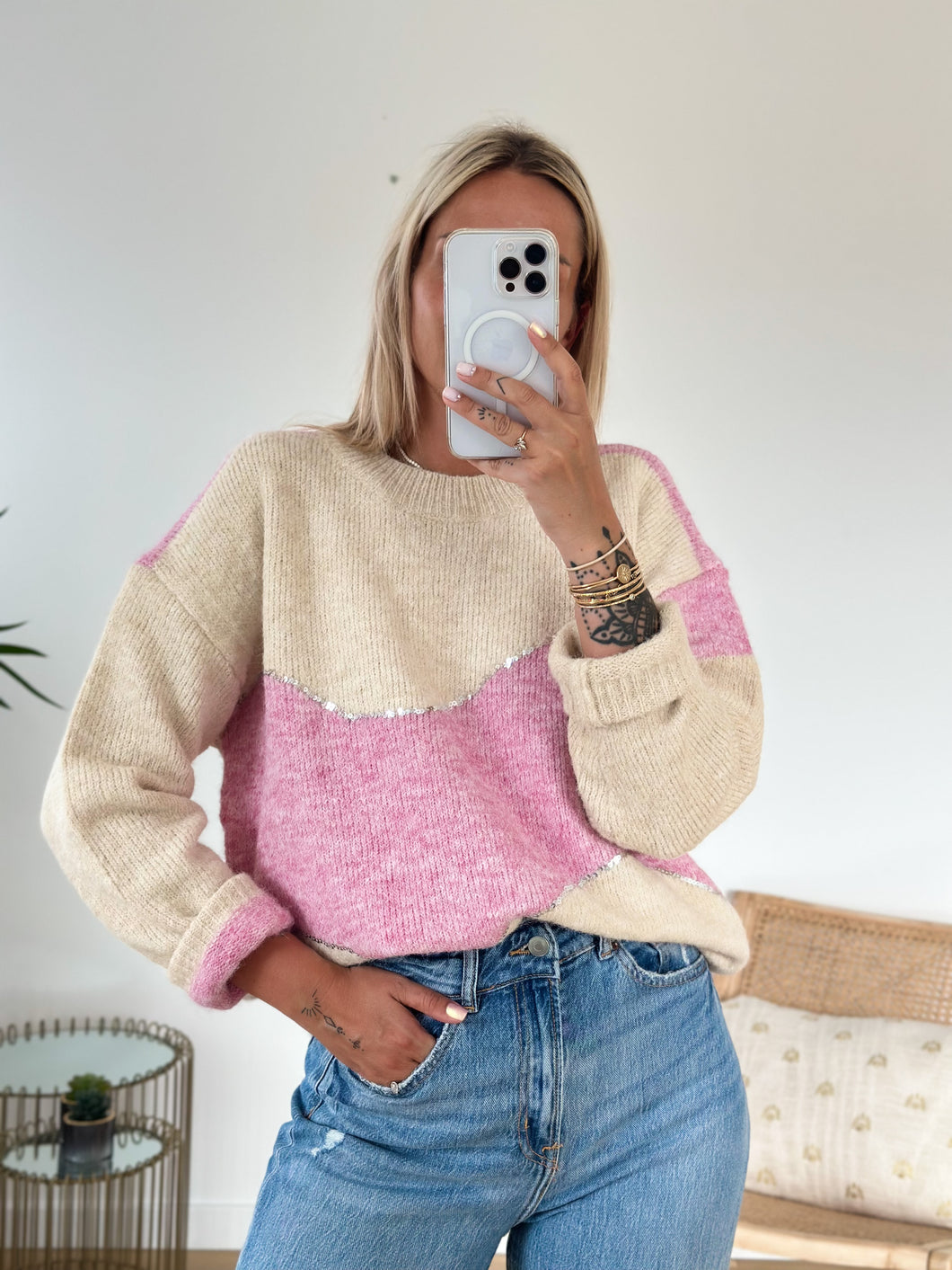 Pull June beige