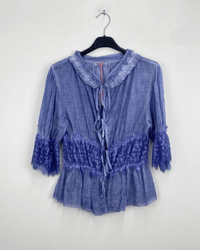 Blouse Bohème - Bleue - ROSABAYA