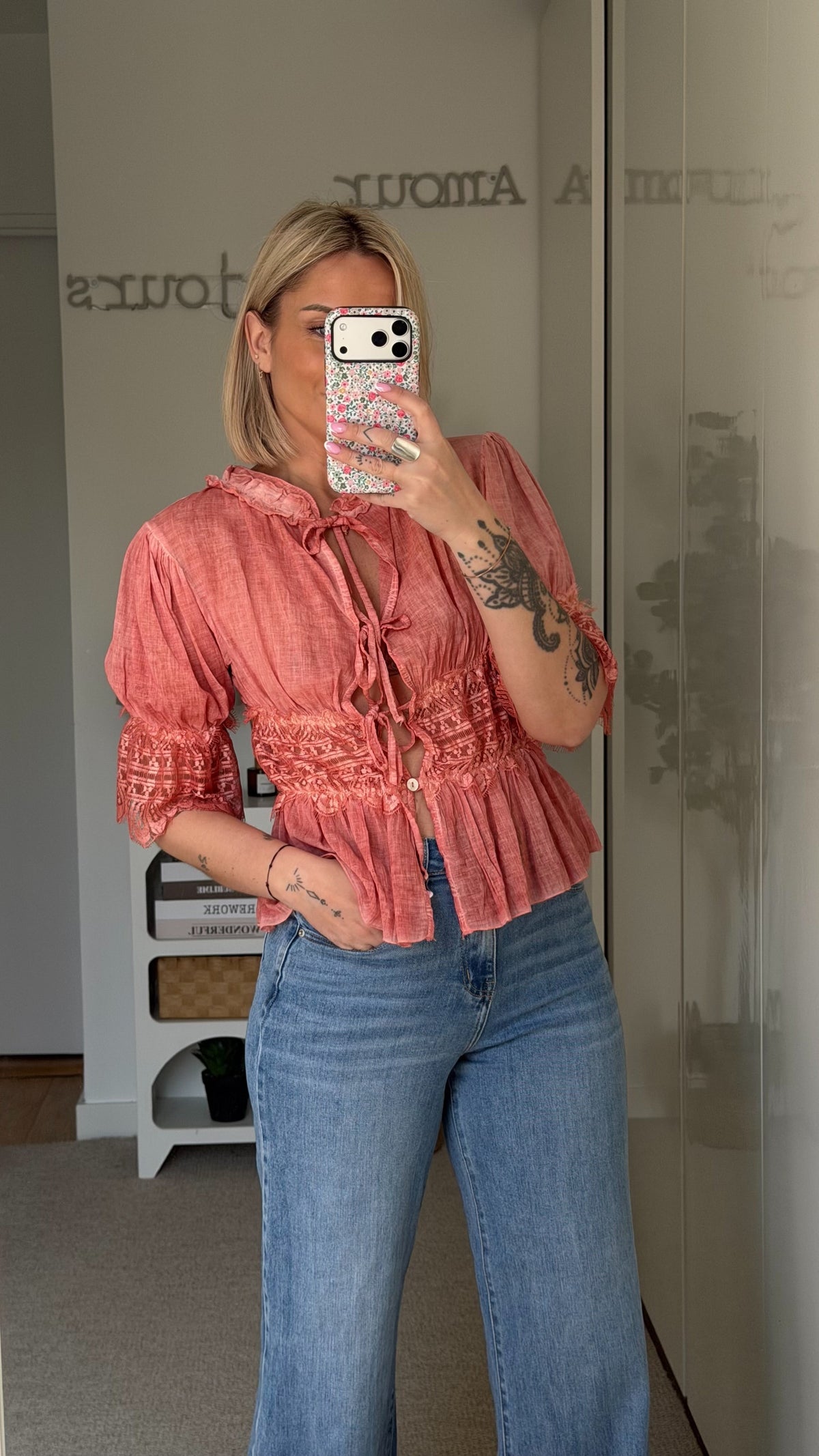 Blouse Bohème - Terracotta - ROSABAYA