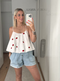 Blouse Fraises - ROSABAYA