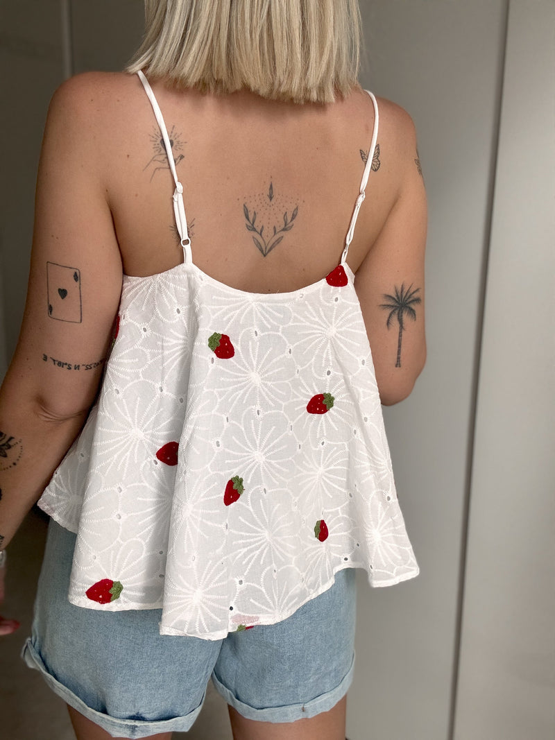 Blouse Fraises - ROSABAYA