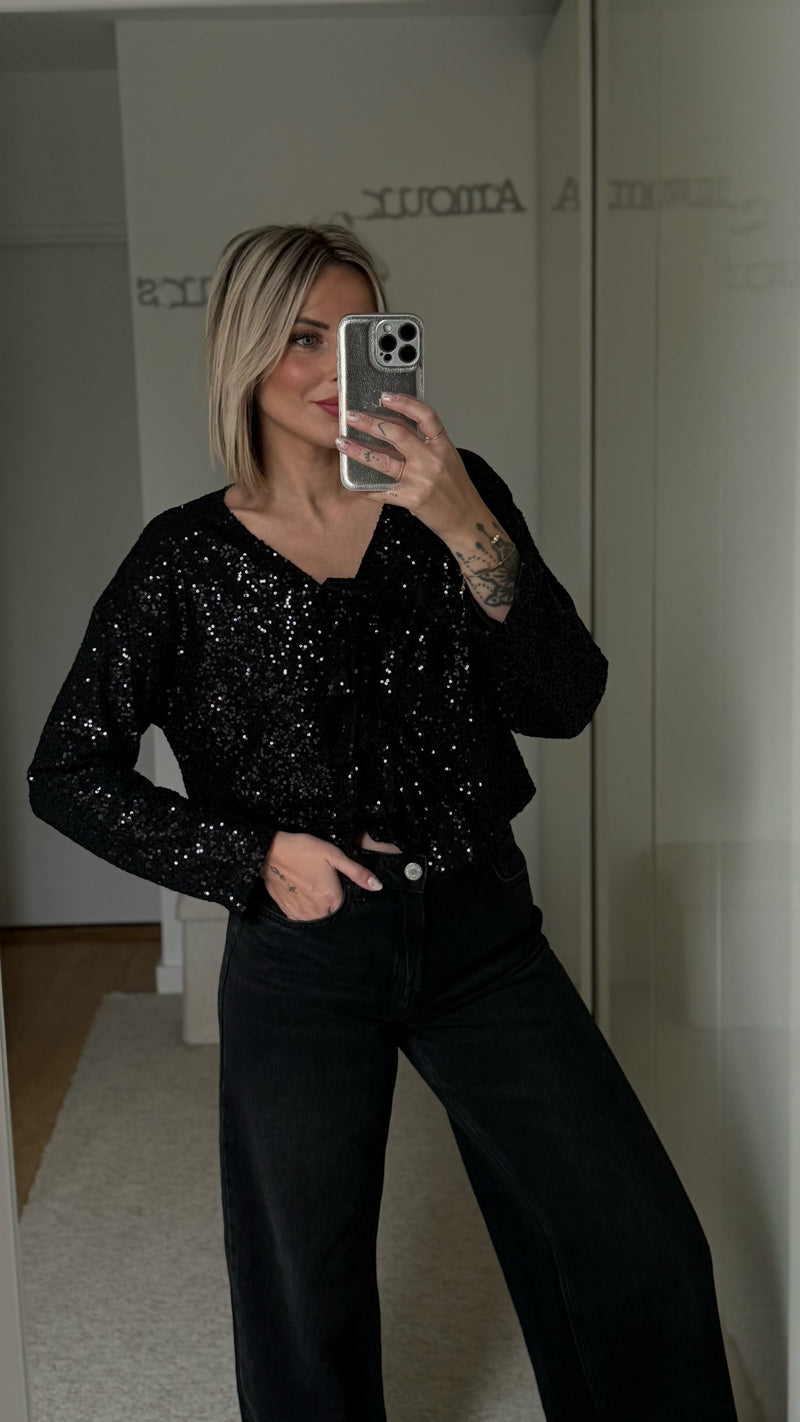 Blouse Sofia - Noire - ROSABAYA