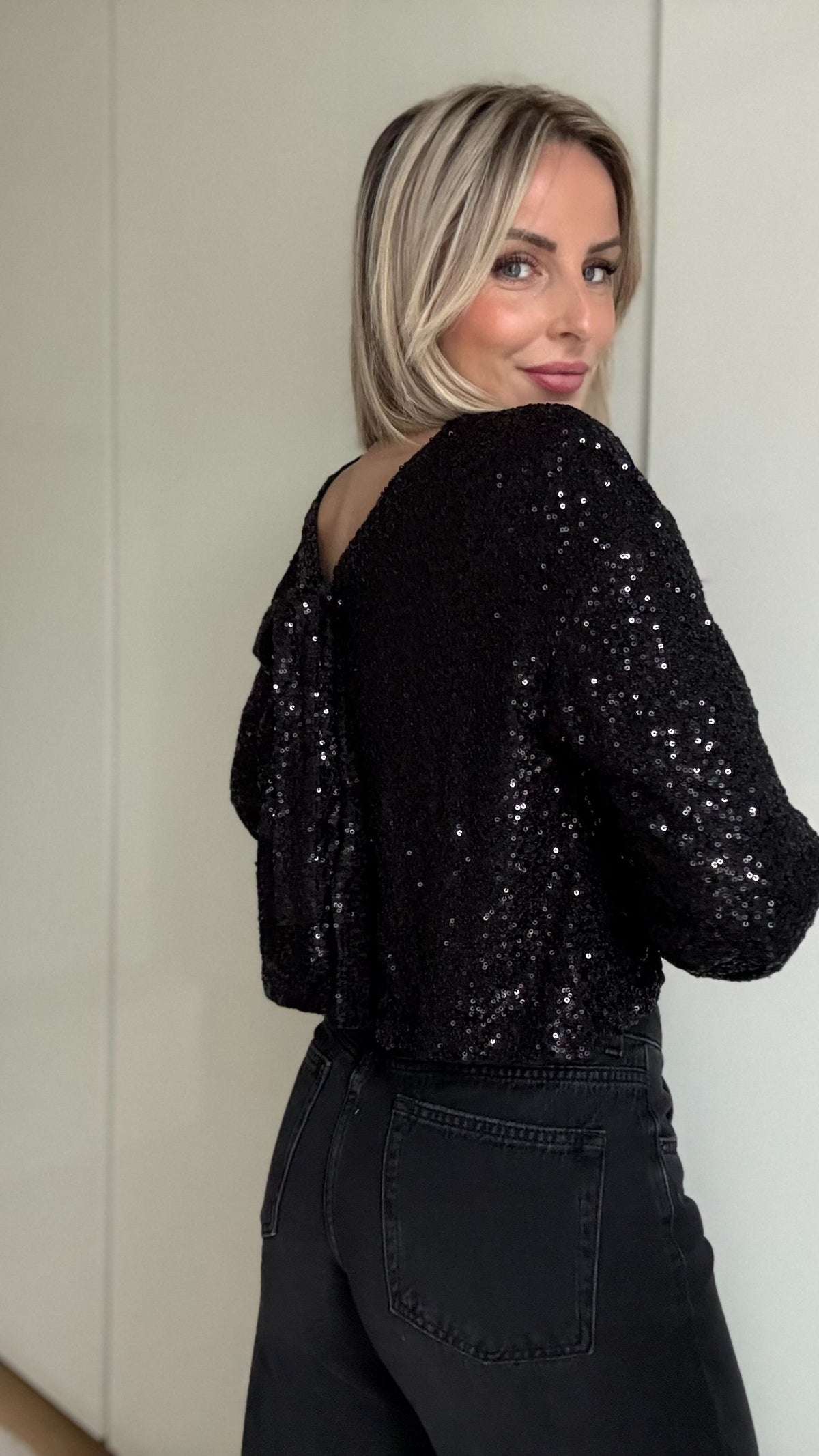 Blouse Sofia - Noire - ROSABAYA