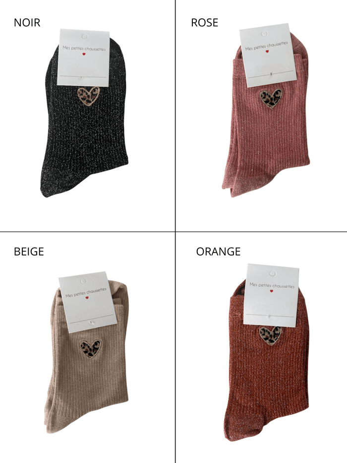 Chaussettes Cœur - ROSABAYA