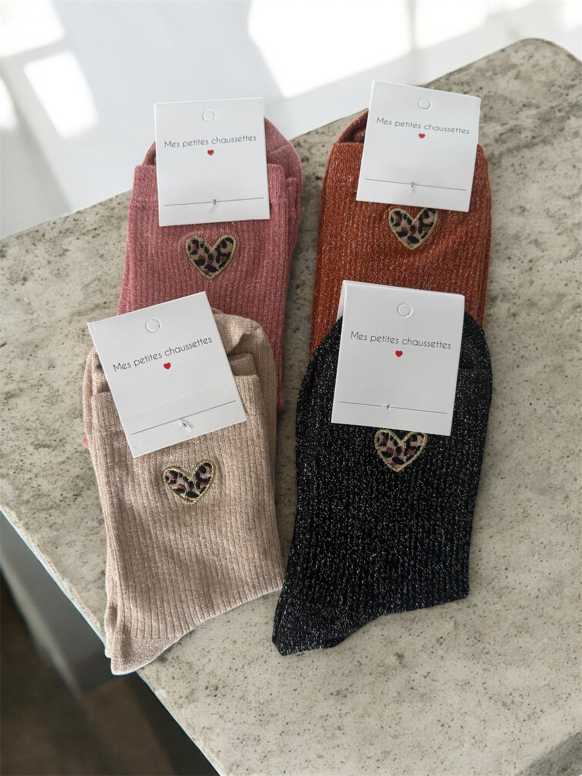 Chaussettes Cœur - ROSABAYA