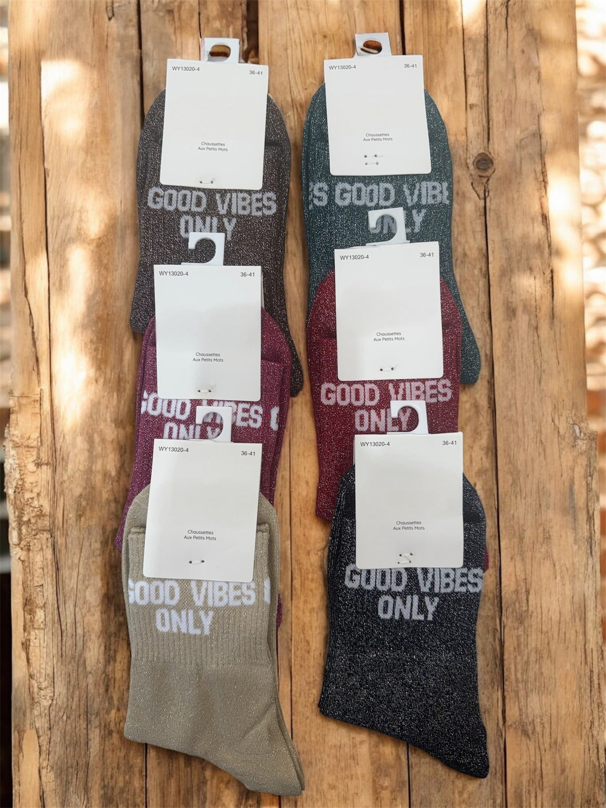 Chaussettes Good Vibes Only - ROSABAYA