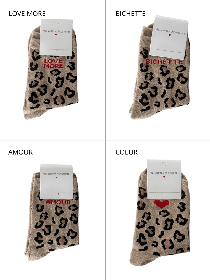 Chaussettes Léopard - ROSABAYA