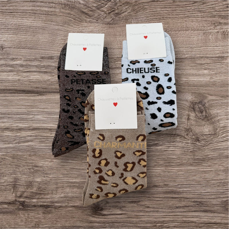 Chaussettes Léopard 2 - ROSABAYA