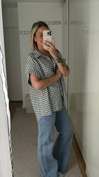 Chemise Vichy - Kaki - ROSABAYA