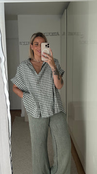 Chemise Vichy - Kaki - ROSABAYA