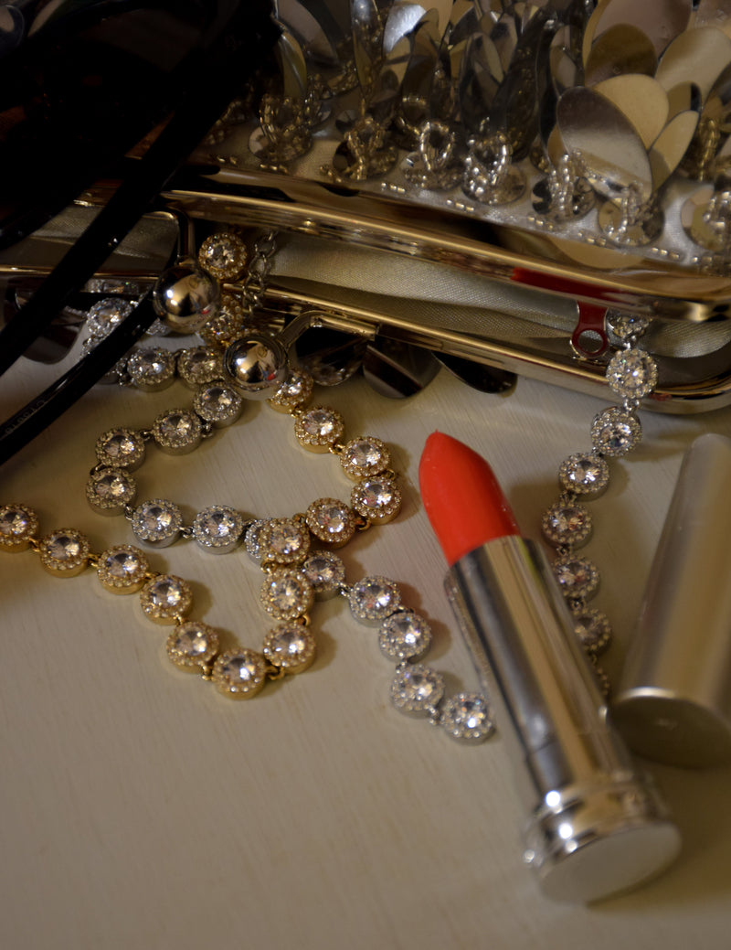 Collier Scintillant - Argenté - ROSABAYA