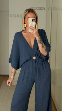 Combinaison Maya - Bleu - ROSABAYA
