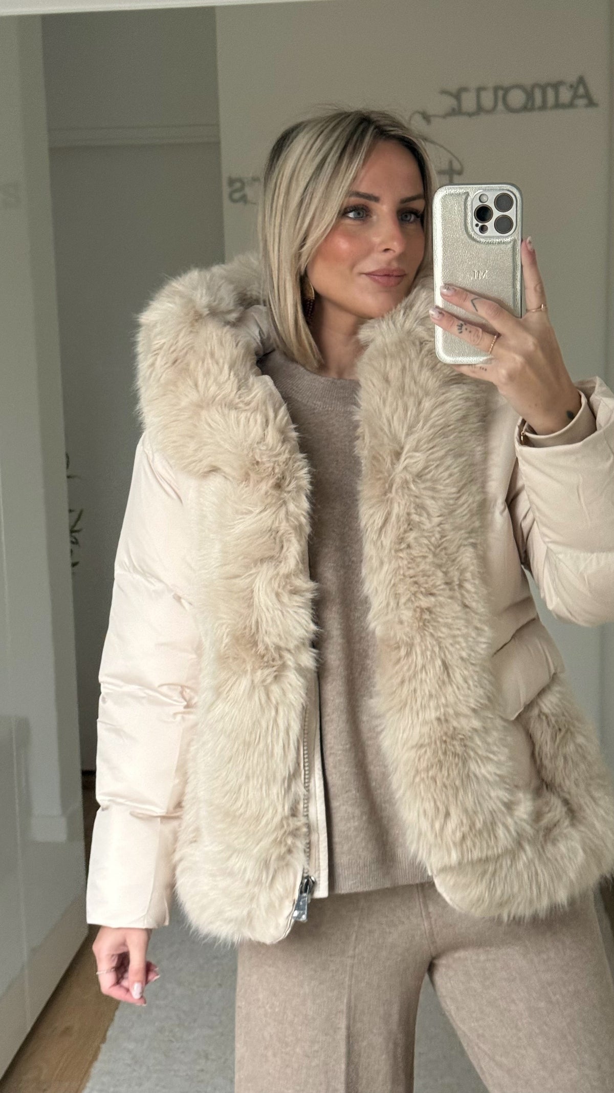 Doudoune Gabin - Beige - ROSABAYA