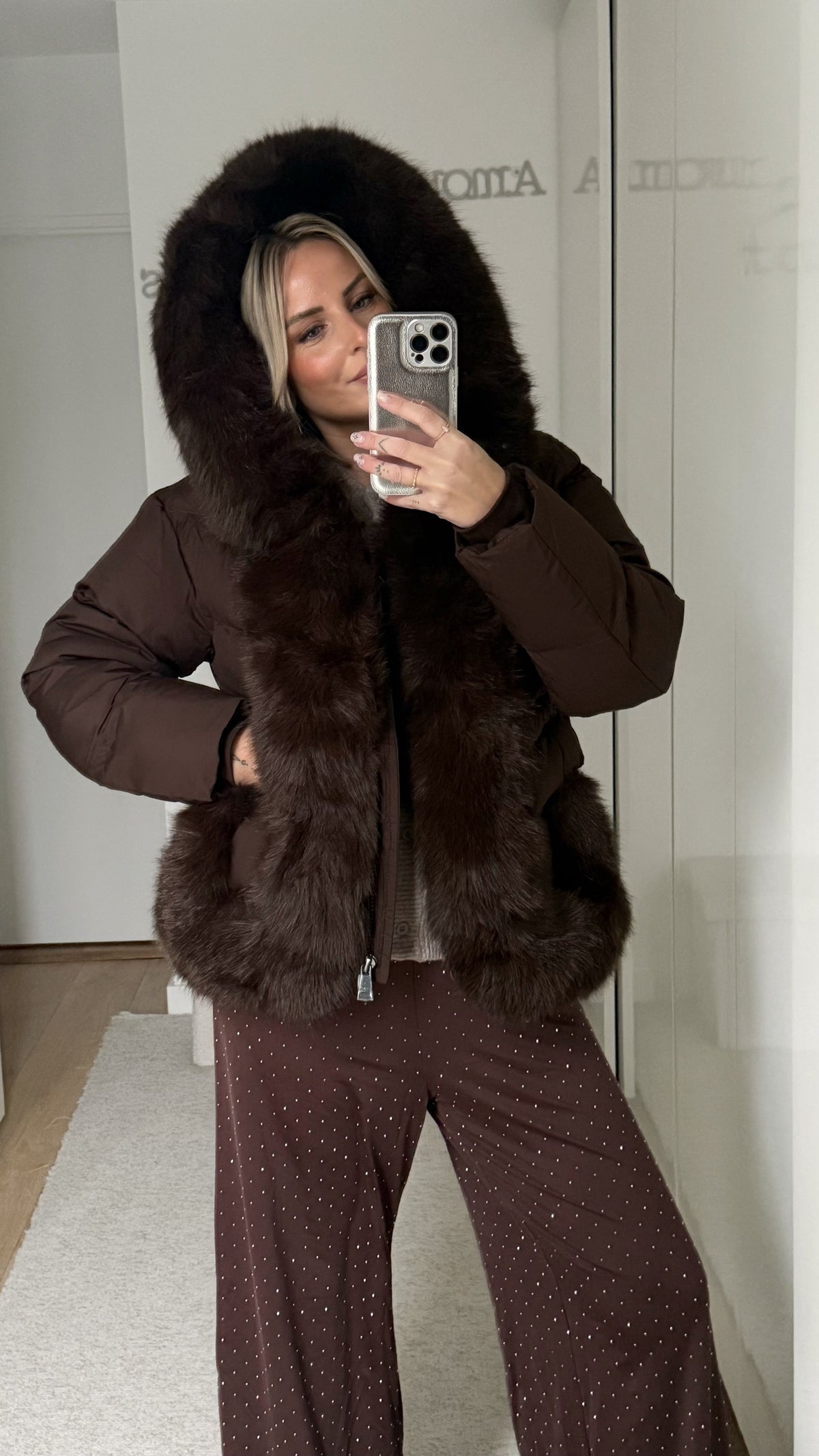 Doudoune Gabin - Chocolat - ROSABAYA