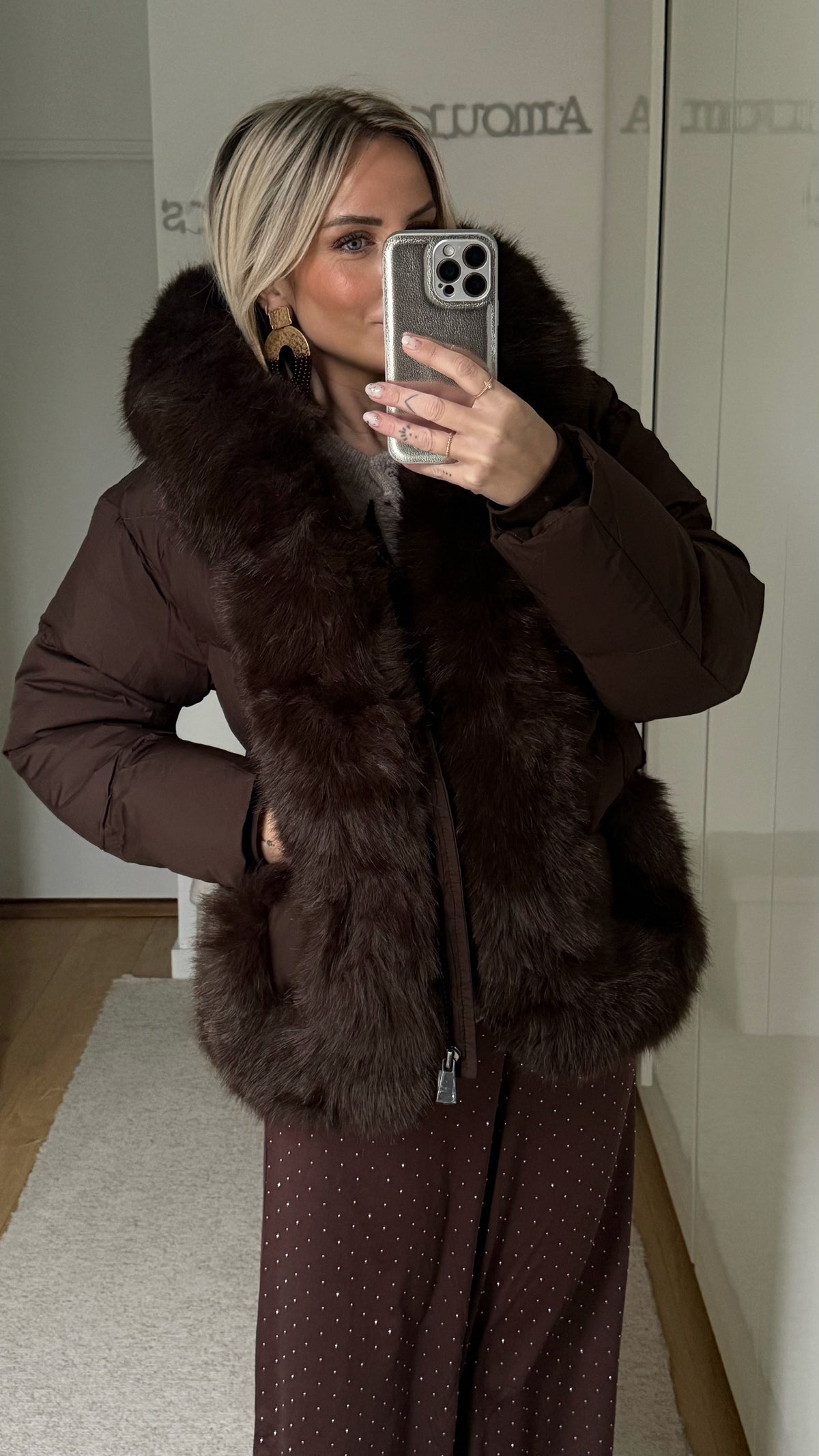 Doudoune Gabin - Chocolat - ROSABAYA