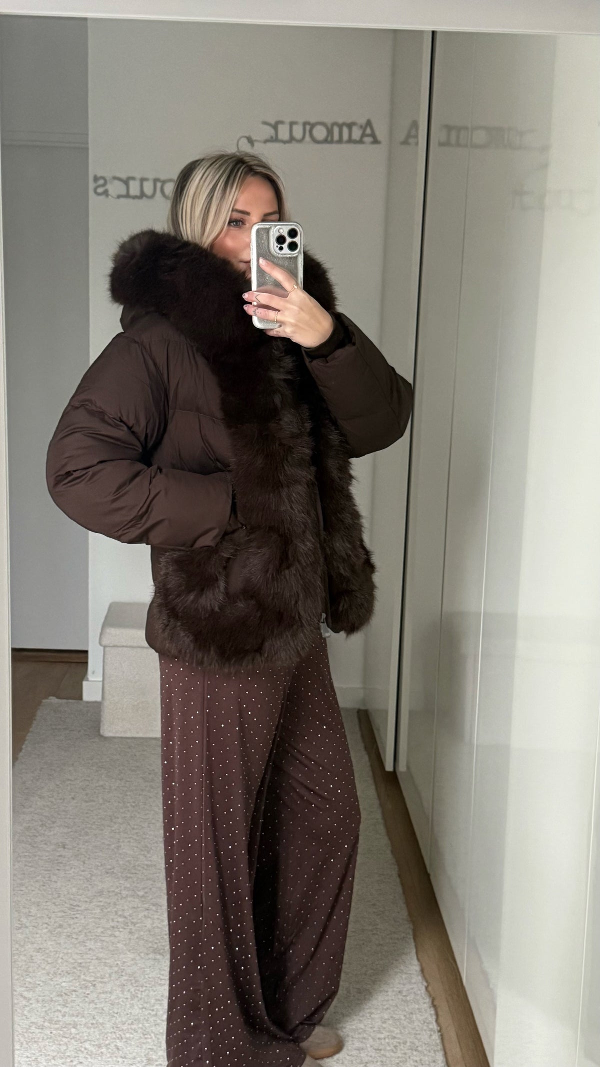 Doudoune Gabin - Chocolat - ROSABAYA