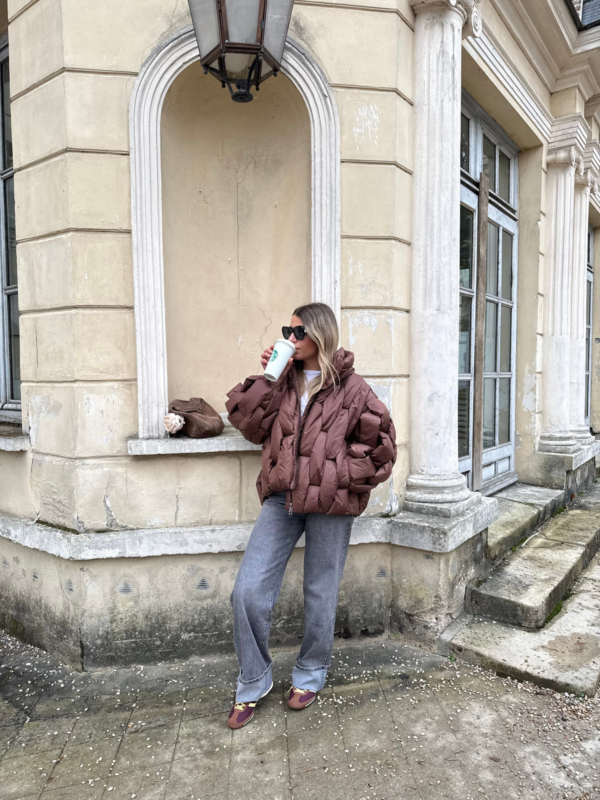 Doudoune Isaure - Chocolat - ROSABAYA