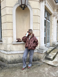 Doudoune Isaure - Chocolat - ROSABAYA