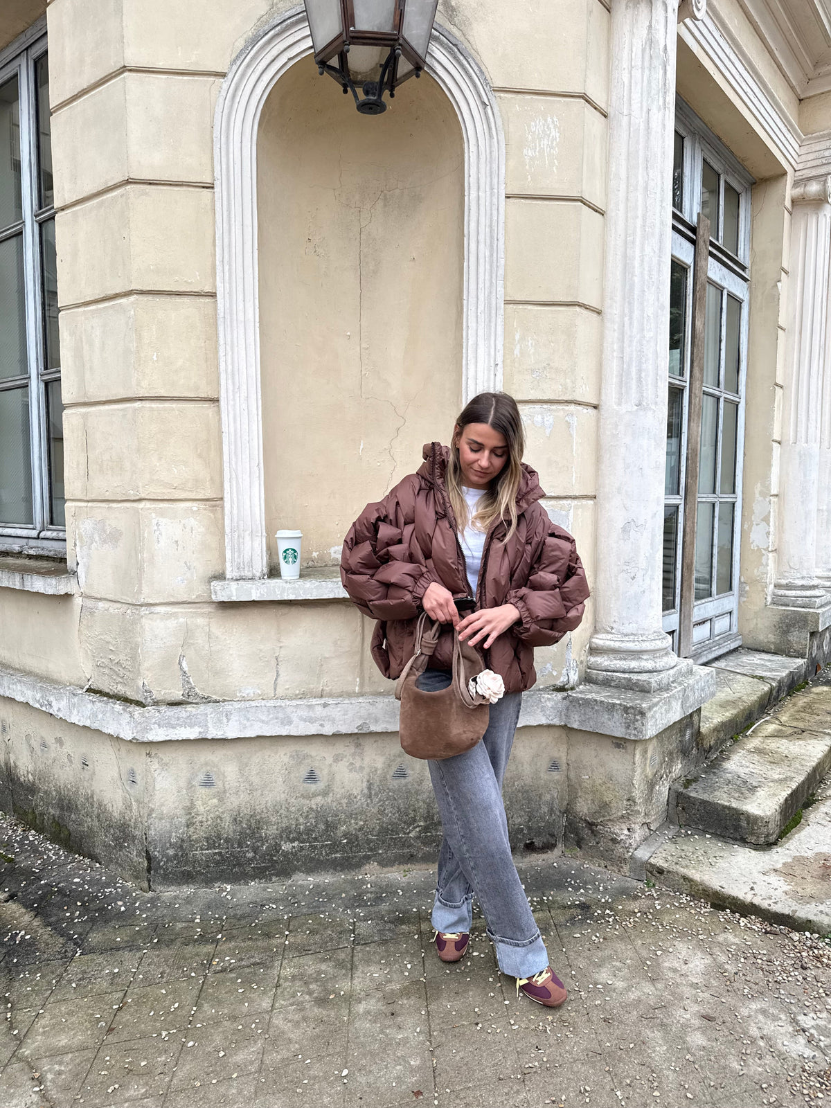 Doudoune Isaure - Chocolat - ROSABAYA