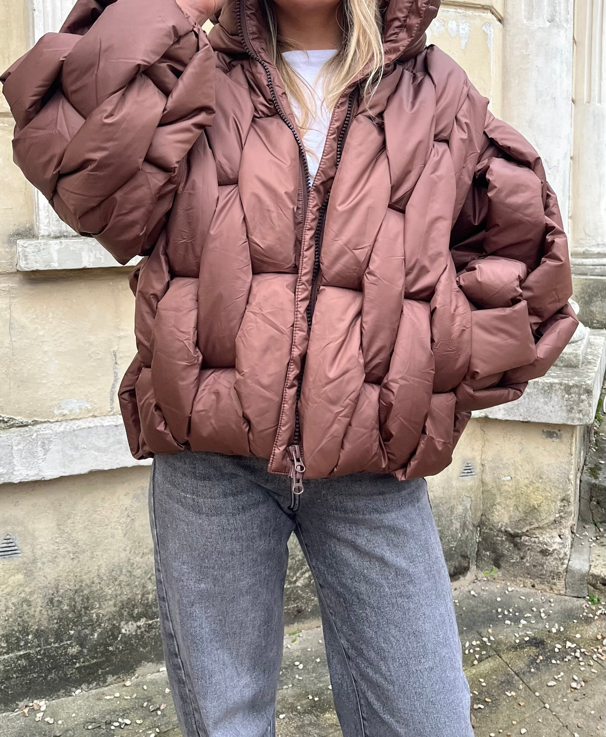 Doudoune Isaure - Chocolat - ROSABAYA