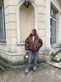 Doudoune Isaure - Chocolat - ROSABAYA