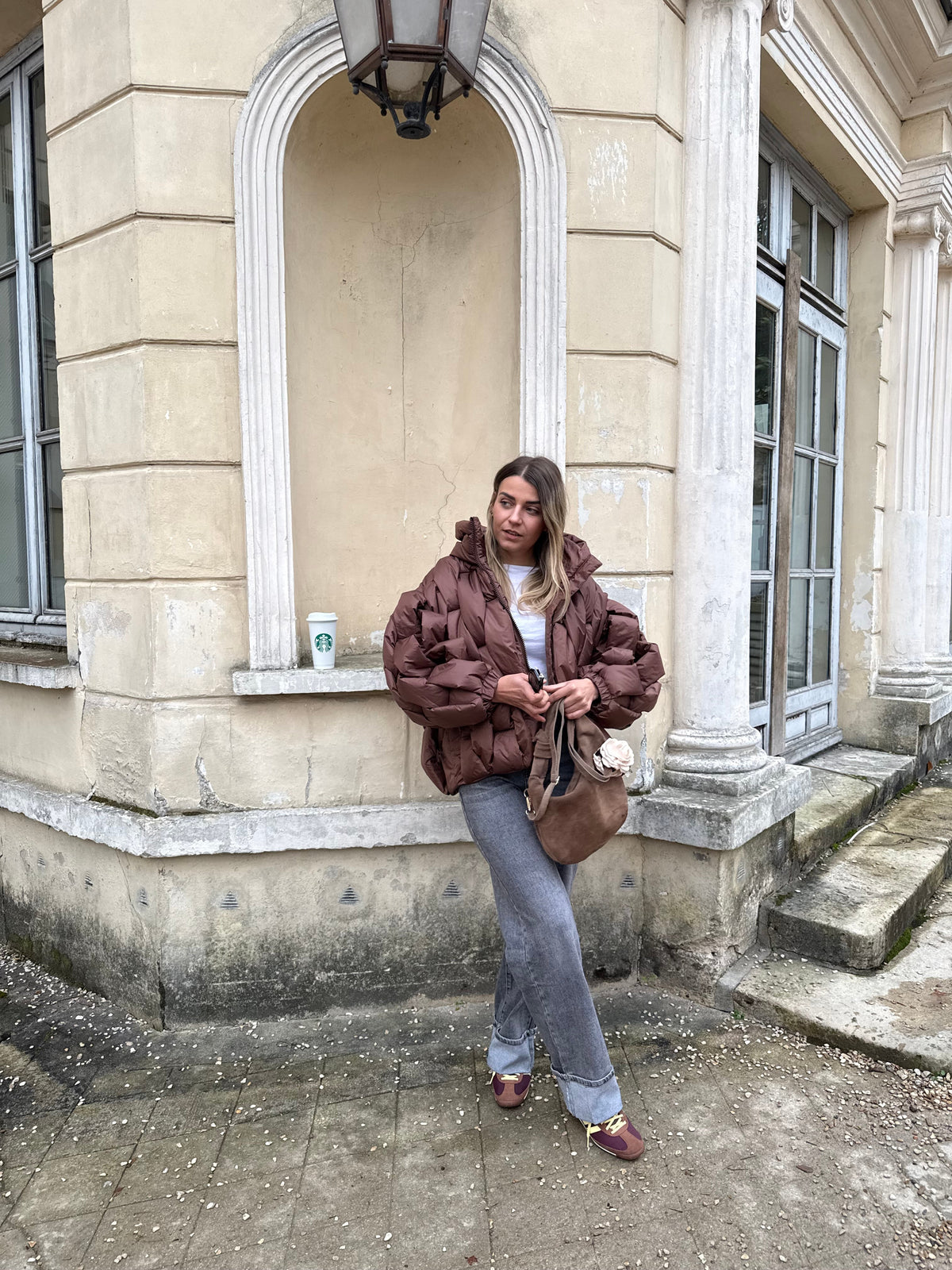 Doudoune Isaure - Chocolat - ROSABAYA