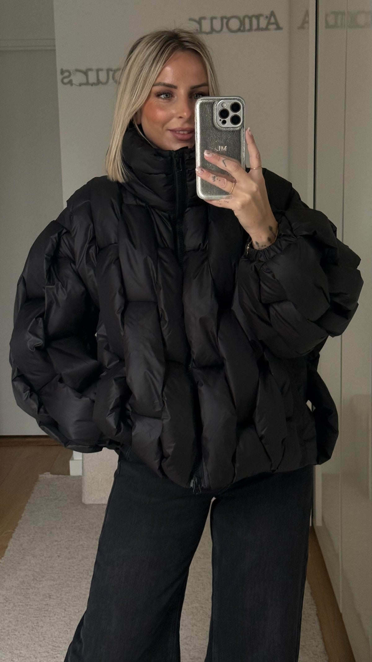 Doudoune Isaure - Noire - ROSABAYA