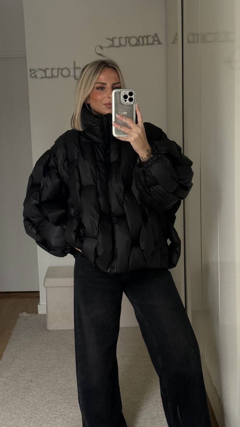 Doudoune Isaure - Noire - ROSABAYA