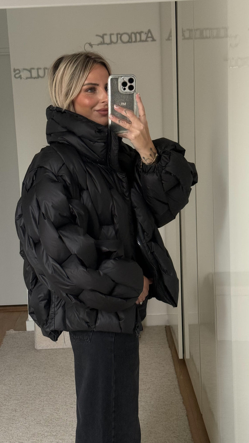 Doudoune Isaure - Noire - ROSABAYA