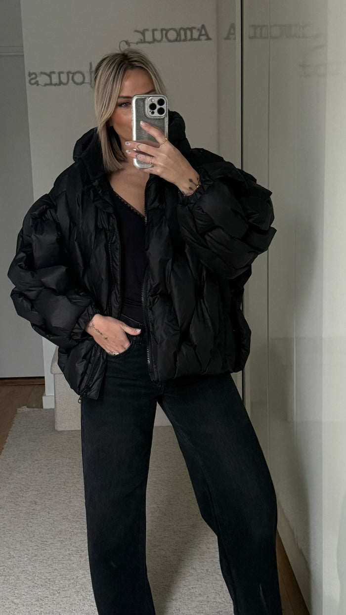 Doudoune Isaure - Noire - ROSABAYA